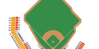 Comerica park מפת ישיבה